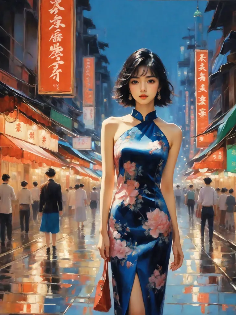 Hand-Drawn,Traditional Painting Media,Girl,LoRA,SD 1.5