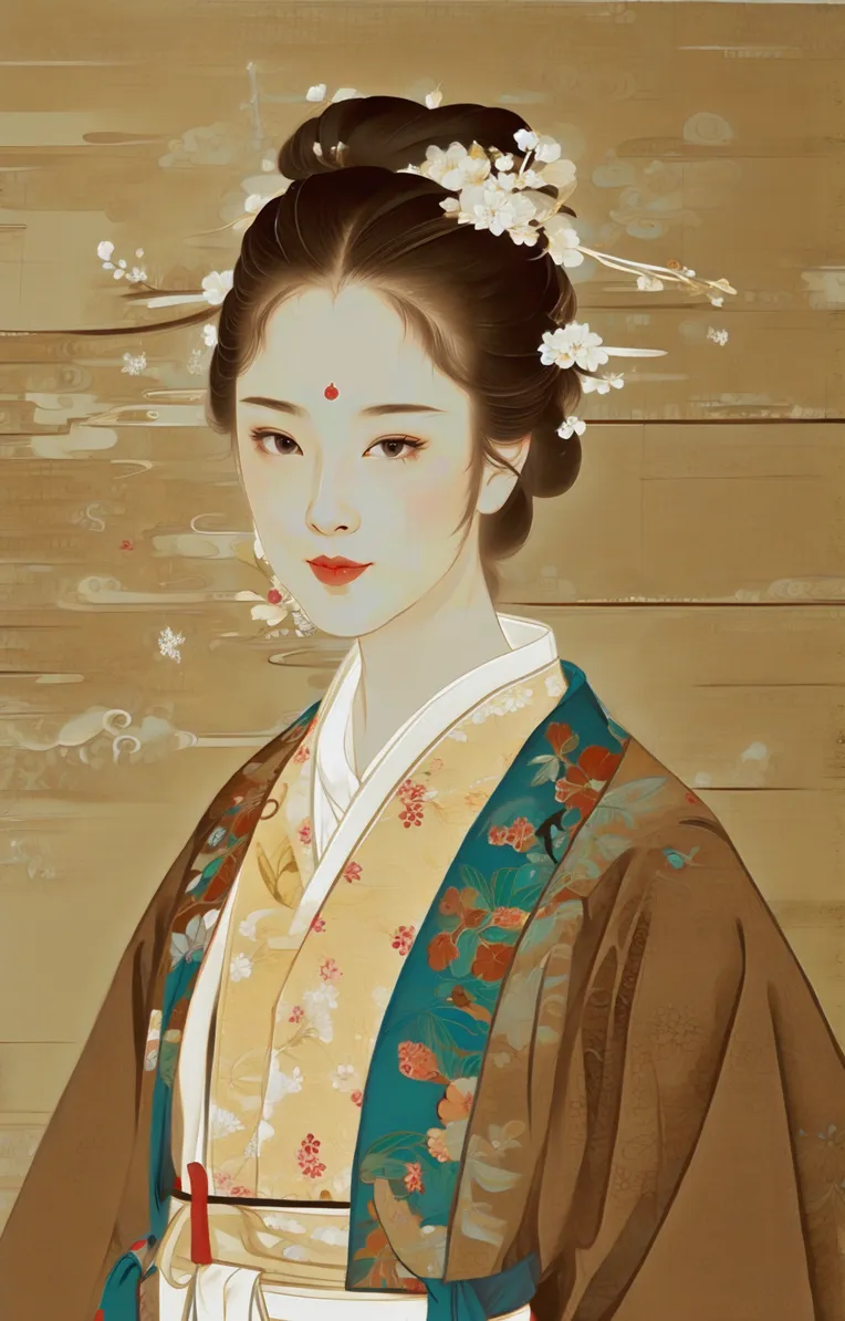 Chinese Style,Traditional Painting Media,Girl,Checkpoint,SD 1.5
