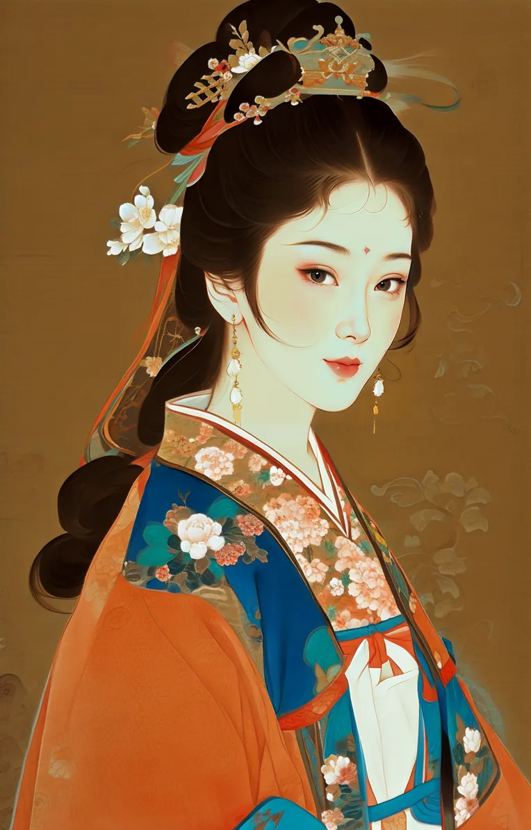 Chinese Style,Traditional Painting Media,Girl,Checkpoint,SD 1.5