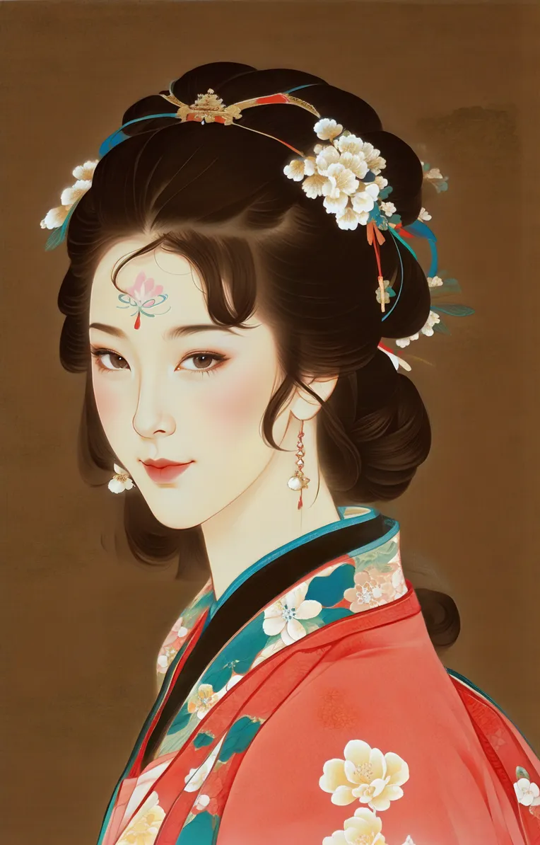 Chinese Style,Traditional Painting Media,Girl,Checkpoint,SD 1.5
