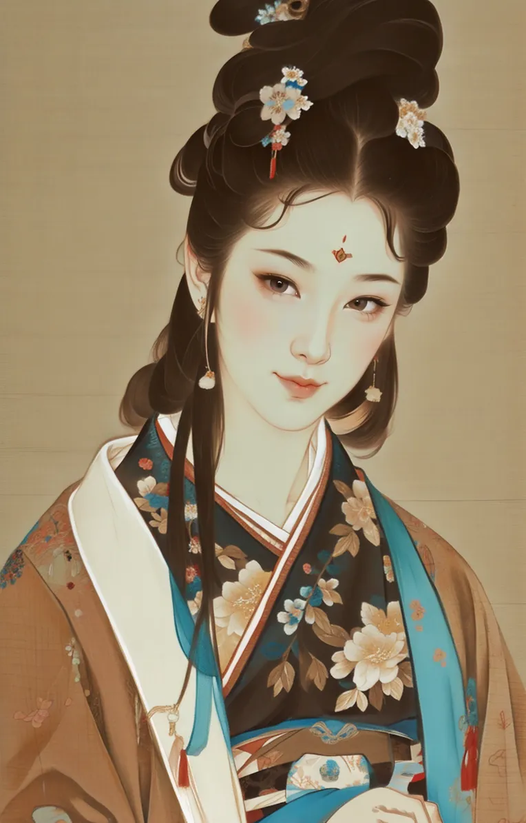 Chinese Style,Traditional Painting Media,Girl,Checkpoint,SD 1.5