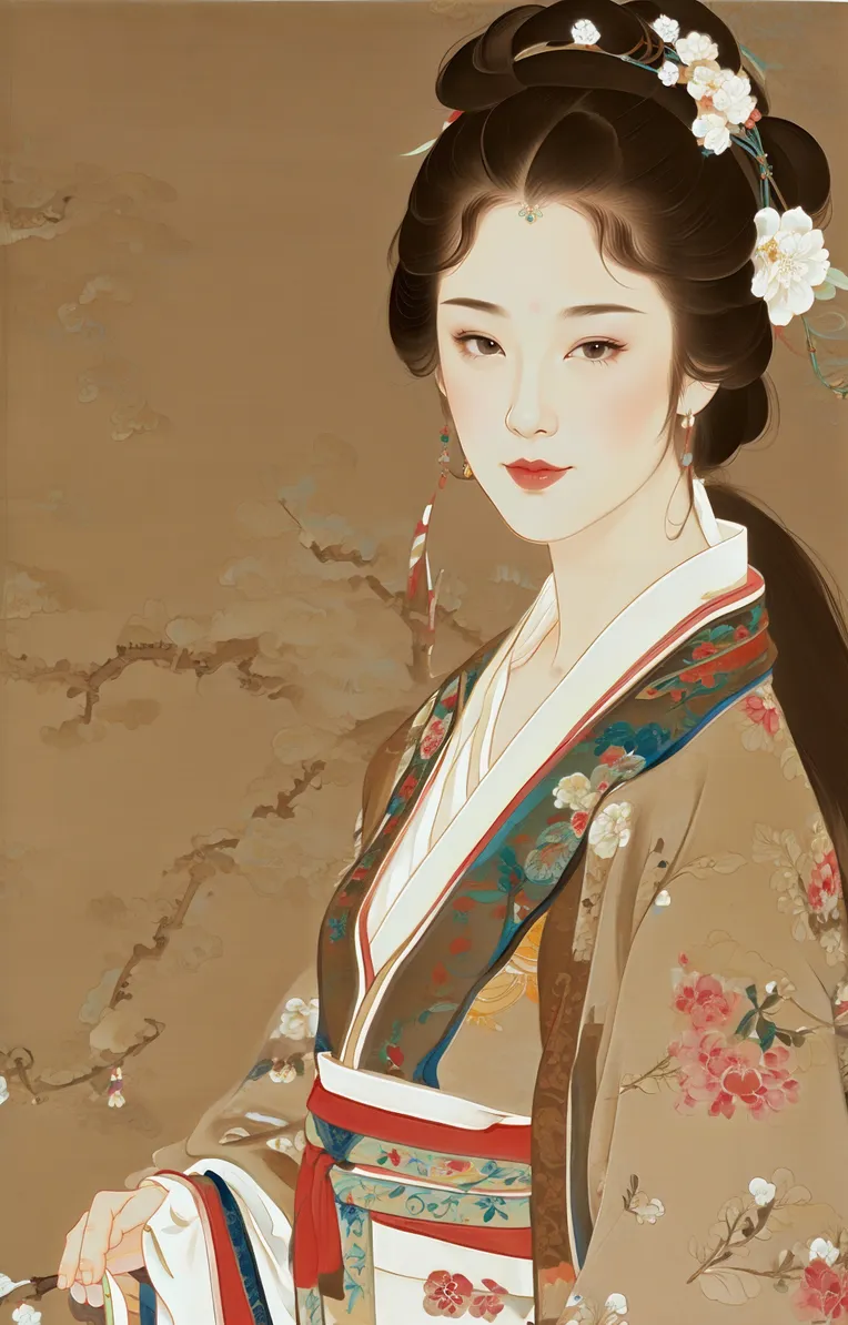 Chinese Style,Traditional Painting Media,Girl,Checkpoint,SD 1.5