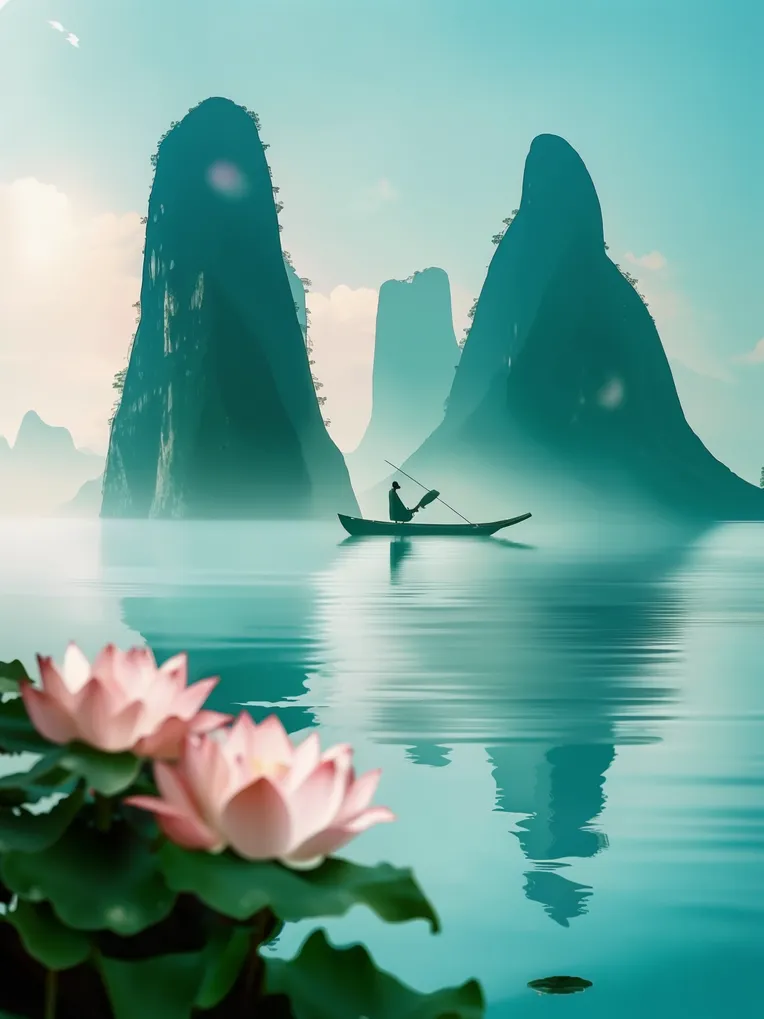 Chinese Style,Traditional Painting Media,Space & Scene,LoRA,SD 1.5