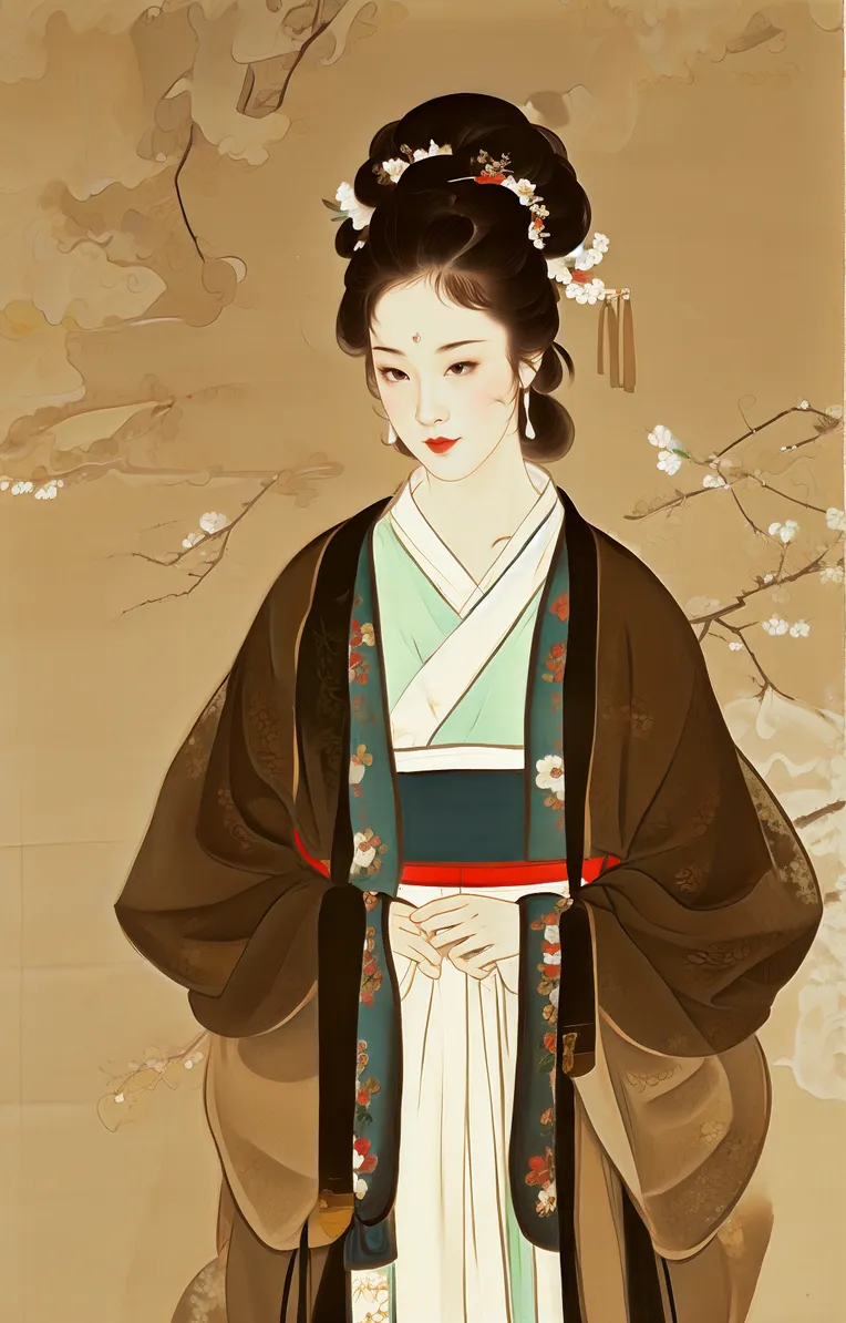 Chinese Style,Traditional Painting Media,Girl,Checkpoint,SD 1.5