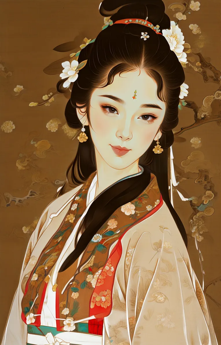 Chinese Style,Traditional Painting Media,Girl,Checkpoint,SD 1.5