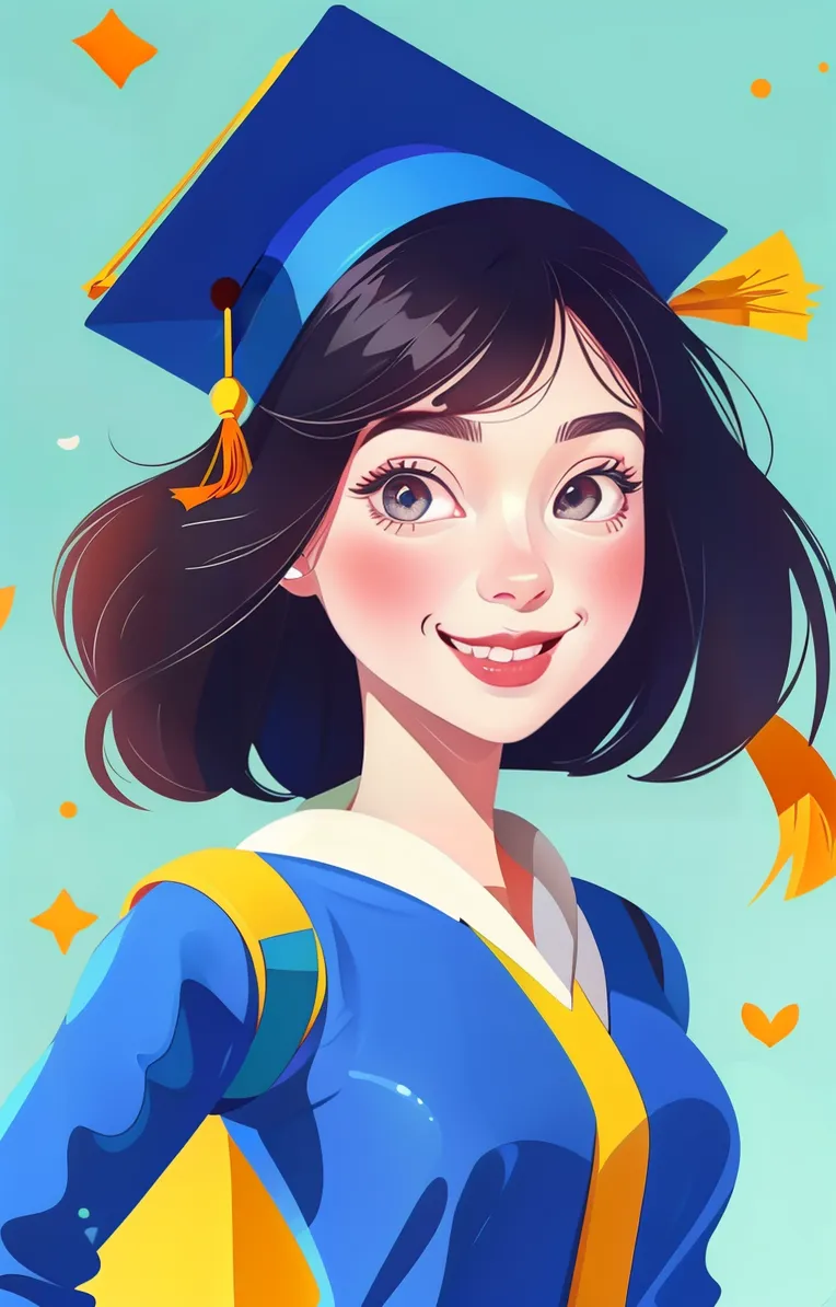 Flat,Flat Illustration,Girl,LoRA,SD 1.5