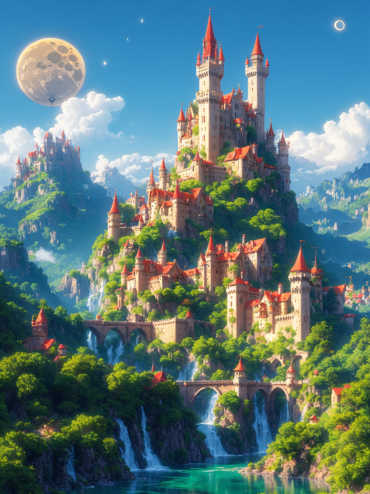 Pixel Art Style | Forest Castle Scene v1.0