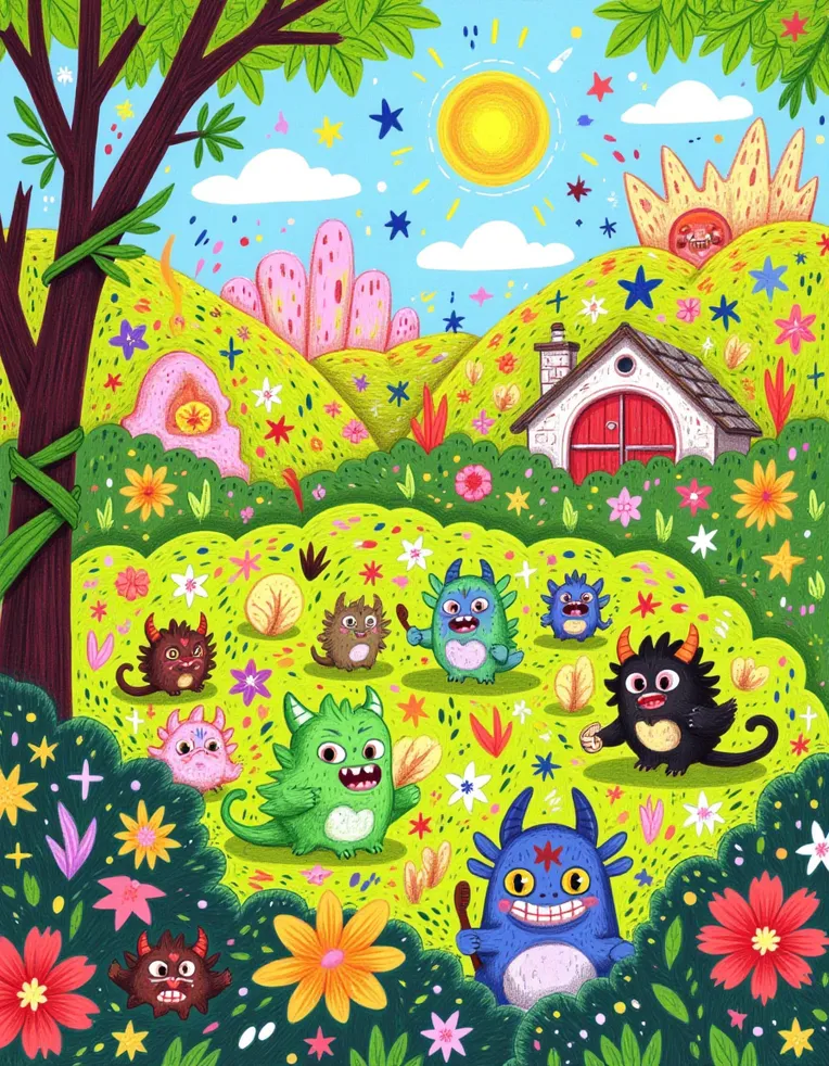 Classic Painting,Kids' Illustration,Style Boost,LoRA,FLUX.1