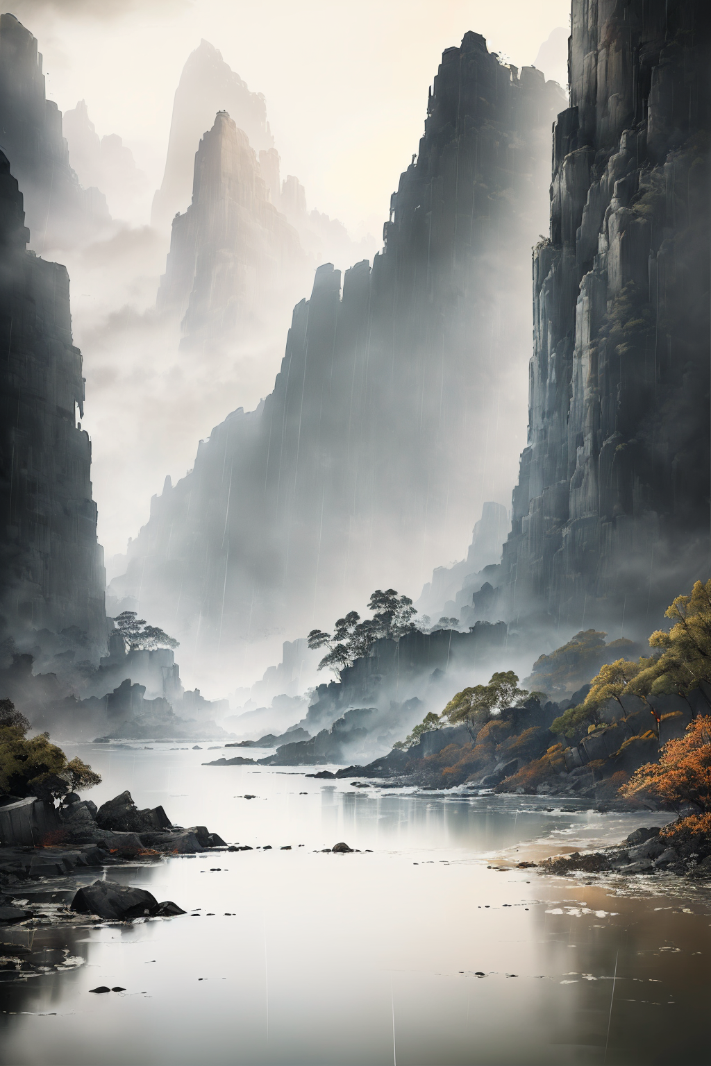 AI绘画-(LIb首发)CG古风大场景类-饭那么香-AI绘图-LiblibAI