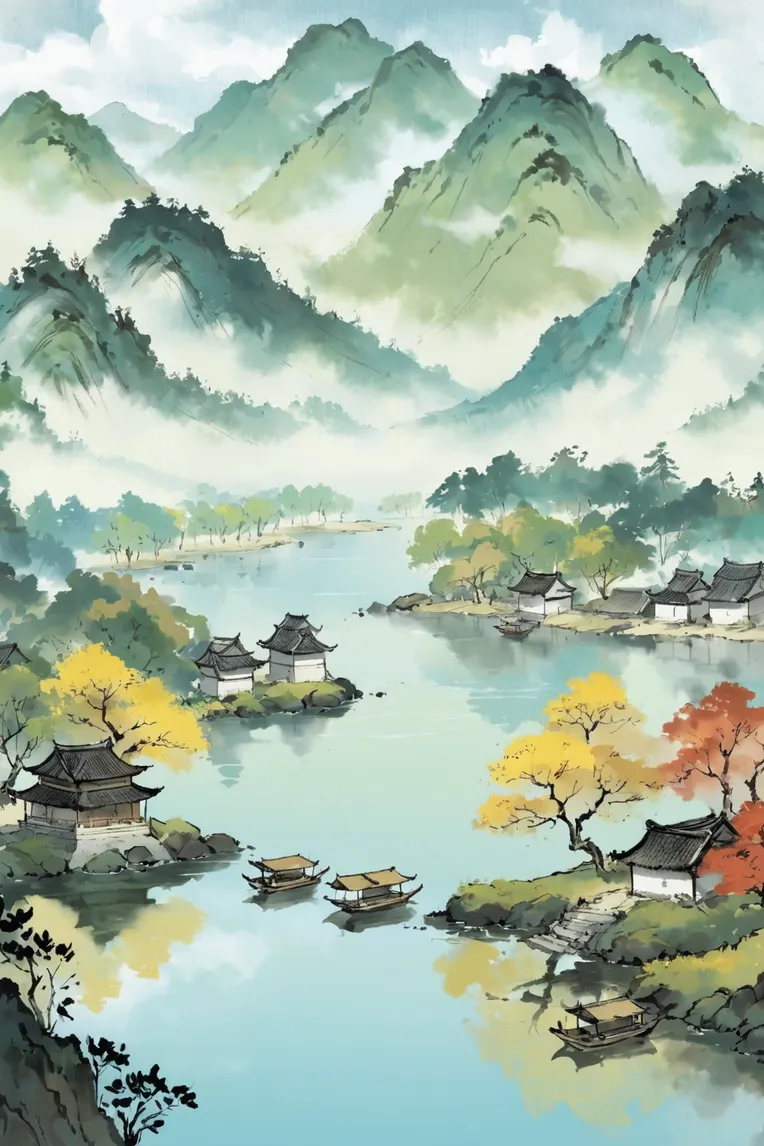 Classic Painting,Traditional Painting Media,Style Boost,LoRA,SDXL