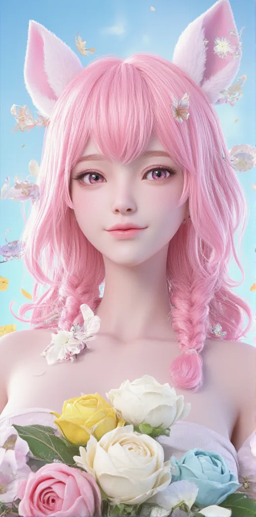 CGI style,Anime Character,Girl,LoRA,FLUX.1