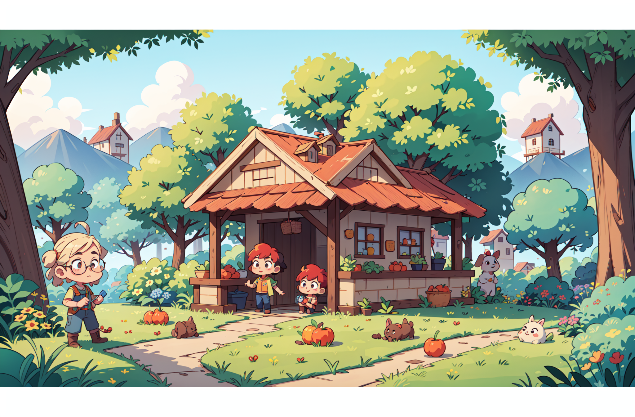 AI绘画- 美美卡通Meimei_cartoon-晓仓-AI绘图-LiblibAI