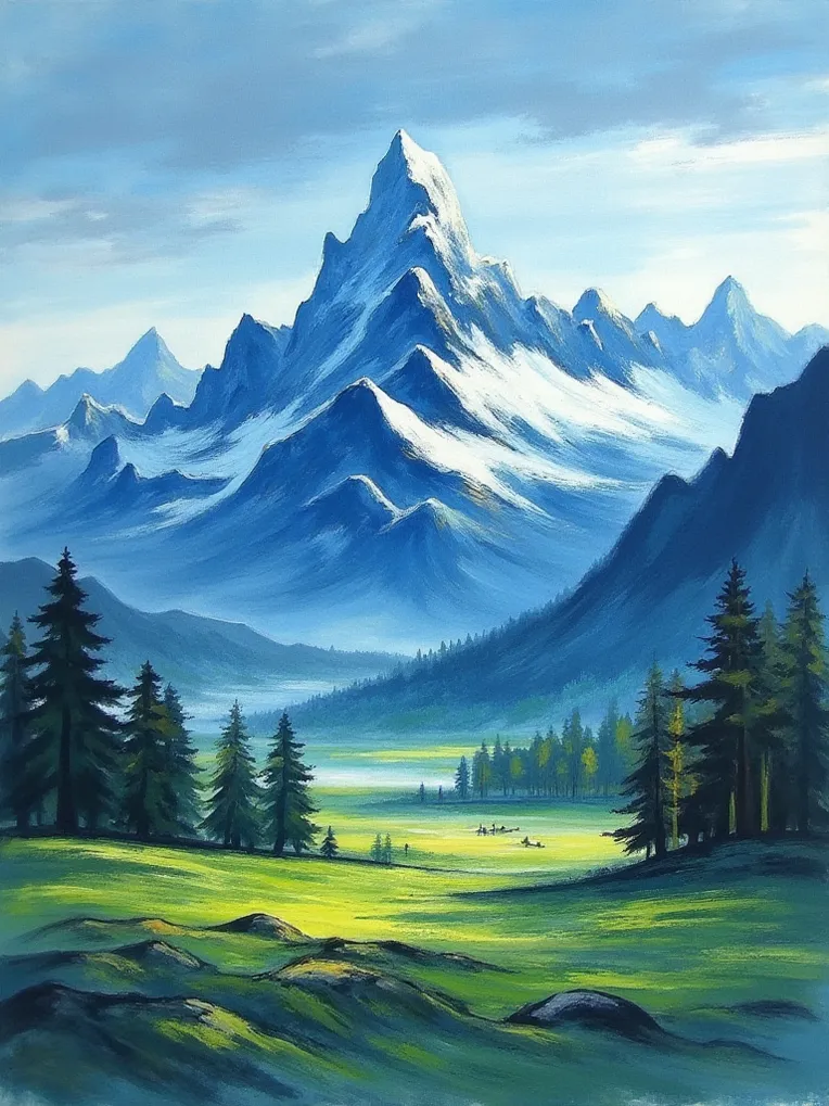 Classic Painting,Traditional Painting Media,Style Boost,LoRA,FLUX.1