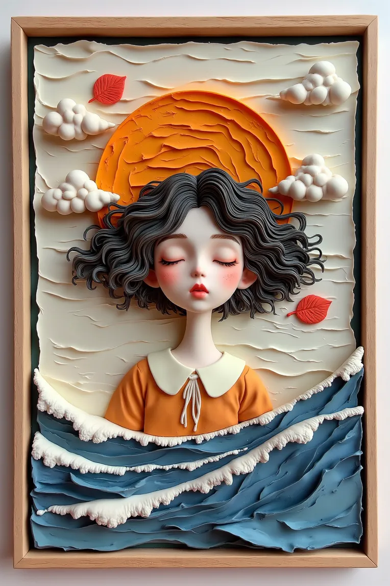 Digital Painting Media,Girl,Style Boost,LoRA,FLUX.1