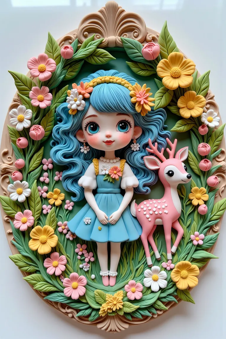 Digital Painting Media,Girl,Style Boost,LoRA,FLUX.1