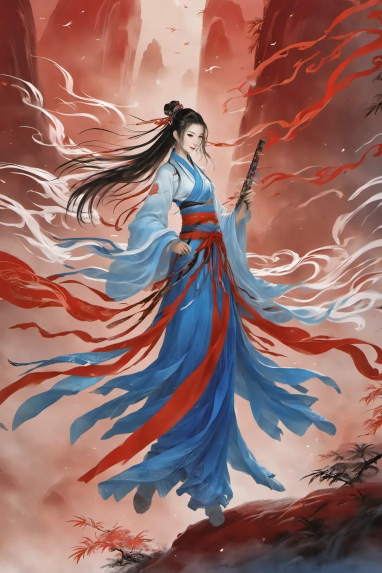 Chinese Style,Traditional Painting Media,Style Boost,LoRA,SDXL