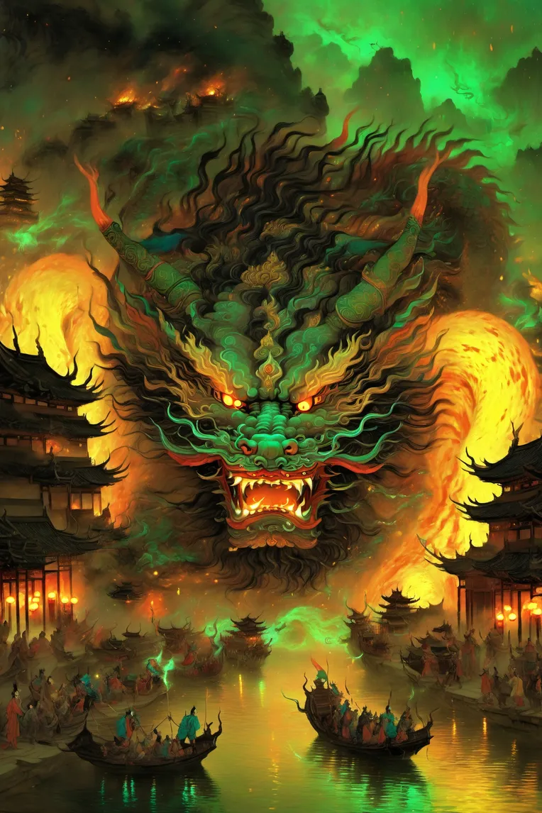 Chinese Style,Traditional Painting Media,Style Boost,LoRA,SDXL