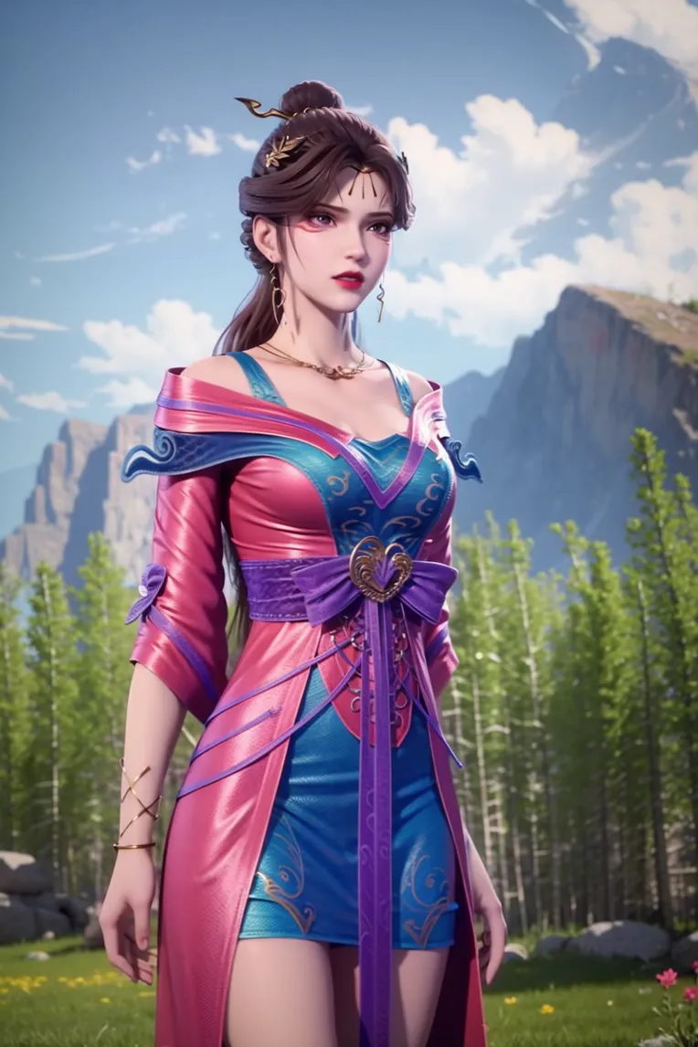 CGI style,Anime Character,Girl,LoRA,SD 1.5