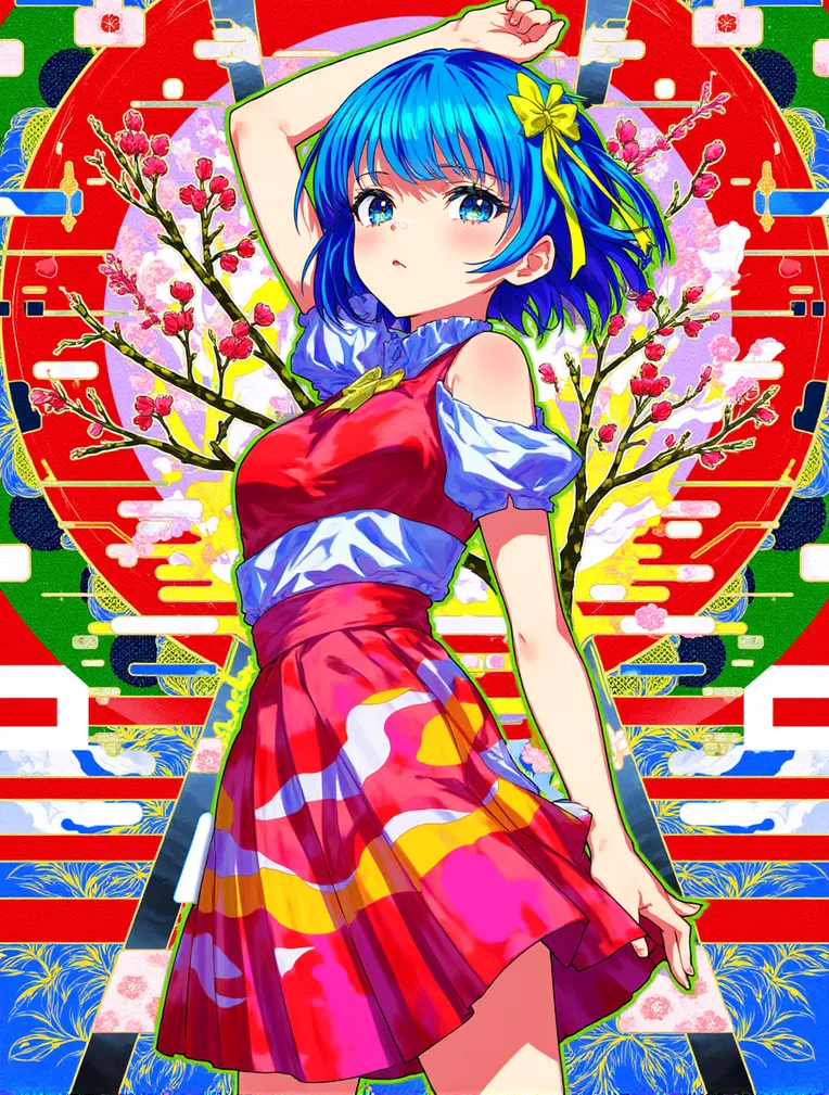 Anime Style,Girl,Style Boost,LoRA,FLUX.1