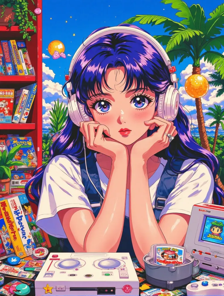 Anime Style,Girl,Style Boost,LoRA,FLUX.1