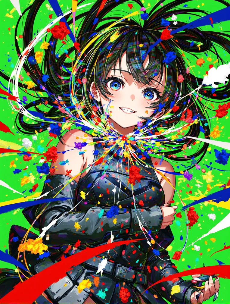 Anime Style,Girl,Style Boost,LoRA,FLUX.1