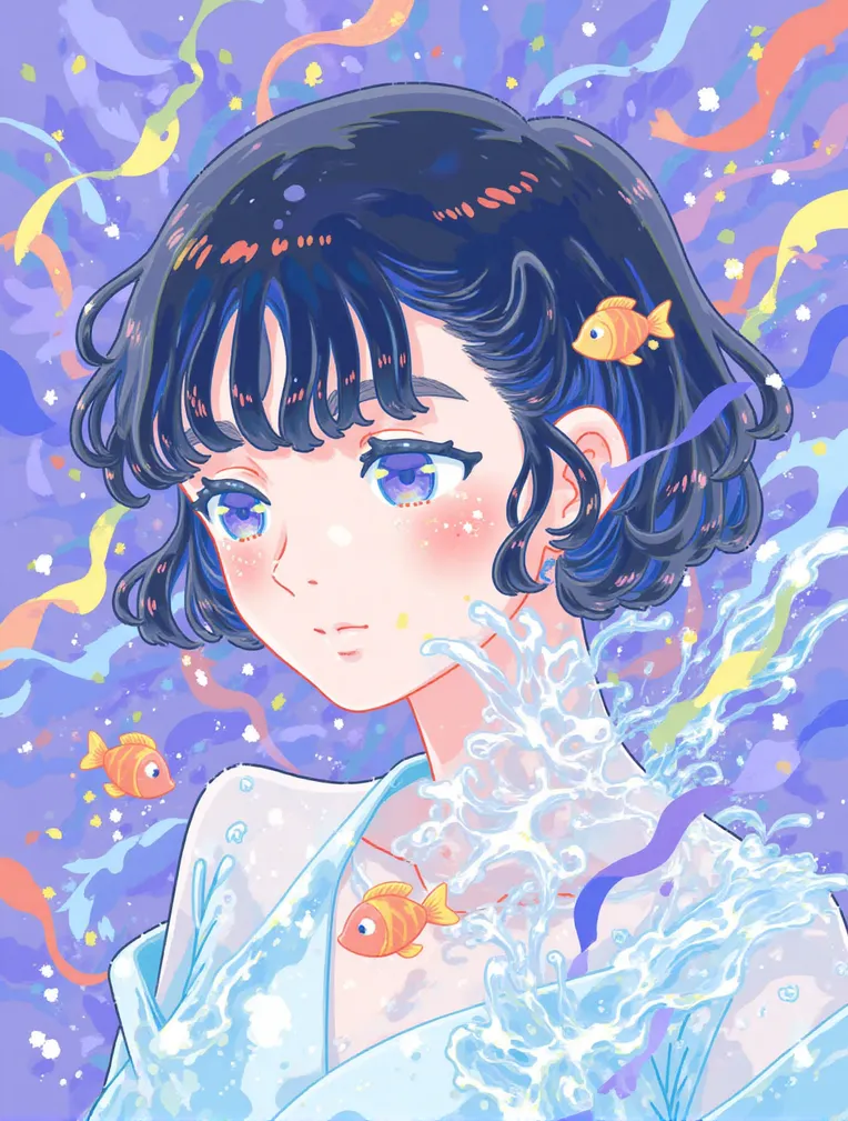 Illustration,Girl,Style Boost,LoRA,FLUX.1