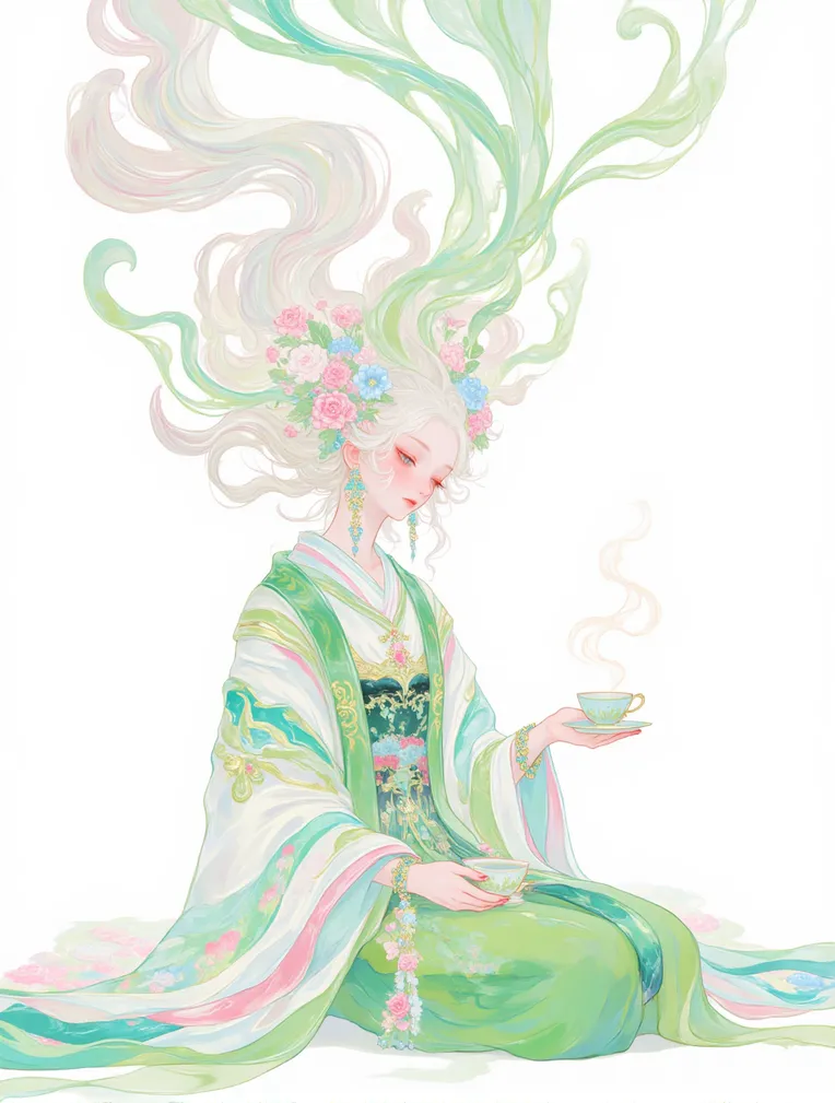 Digital Painting Media,Girl,Style Boost,LoRA,FLUX.1