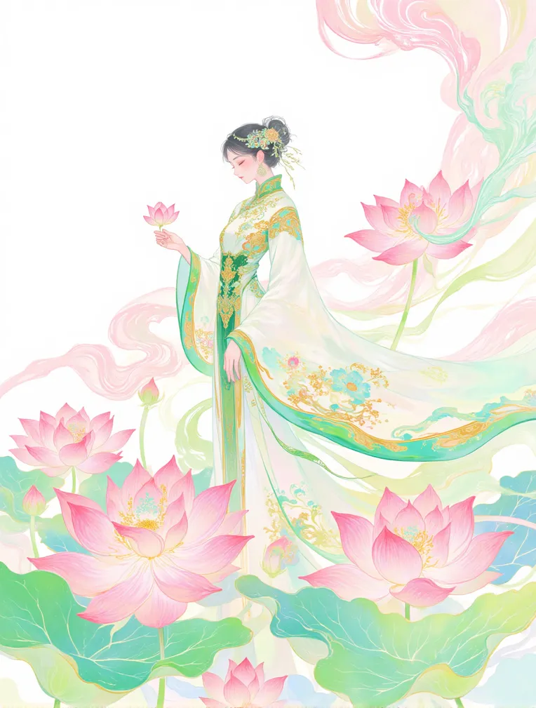 Digital Painting Media,Girl,Style Boost,LoRA,FLUX.1