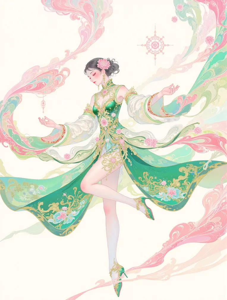 Digital Painting Media,Girl,Style Boost,LoRA,FLUX.1