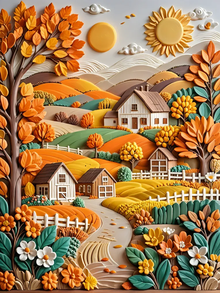 Traditional Painting Media,Building,Composition Control,LoRA,SDXL