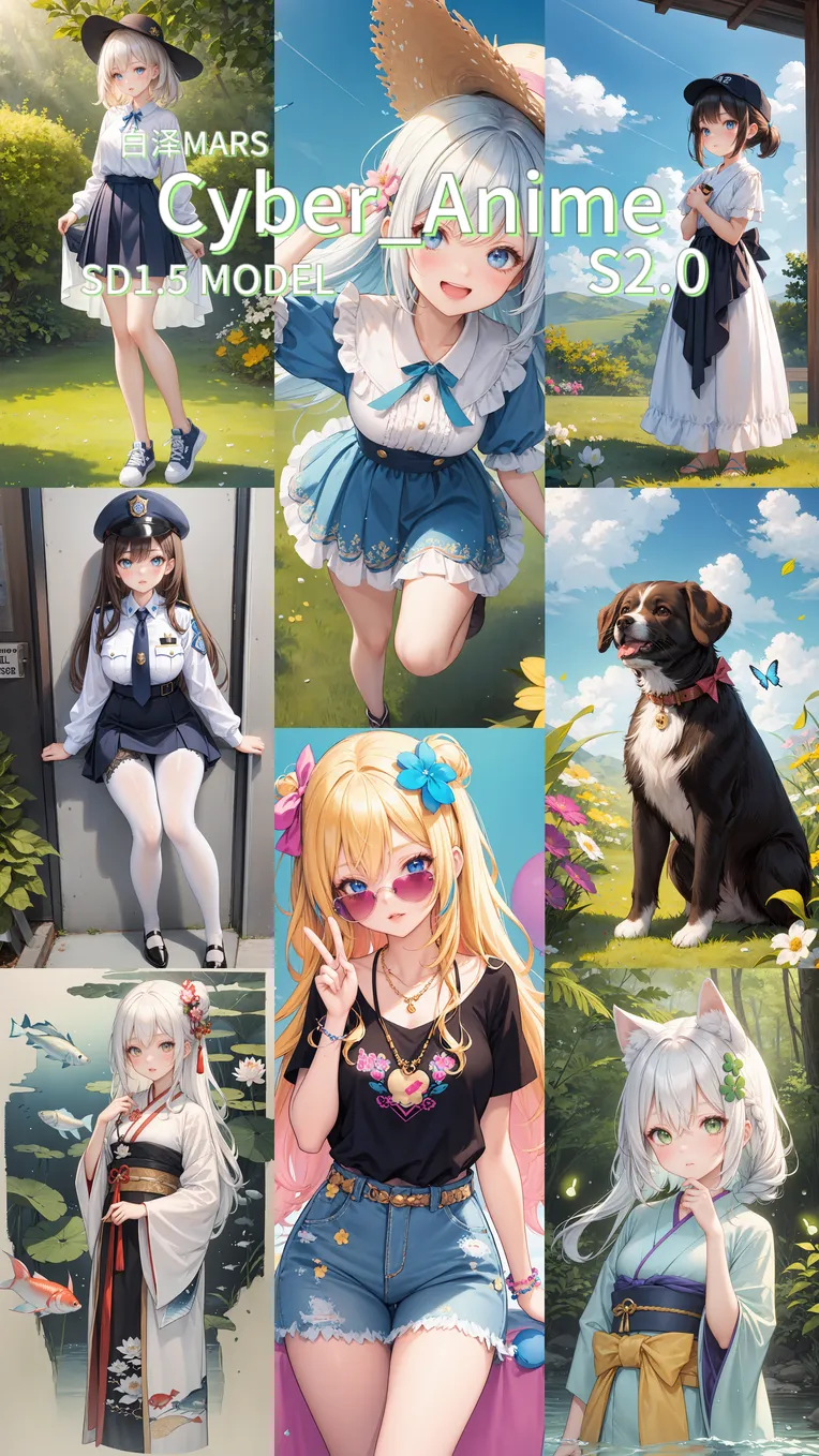 Anime,Anime Style,Girl,Checkpoint,SD 1.5