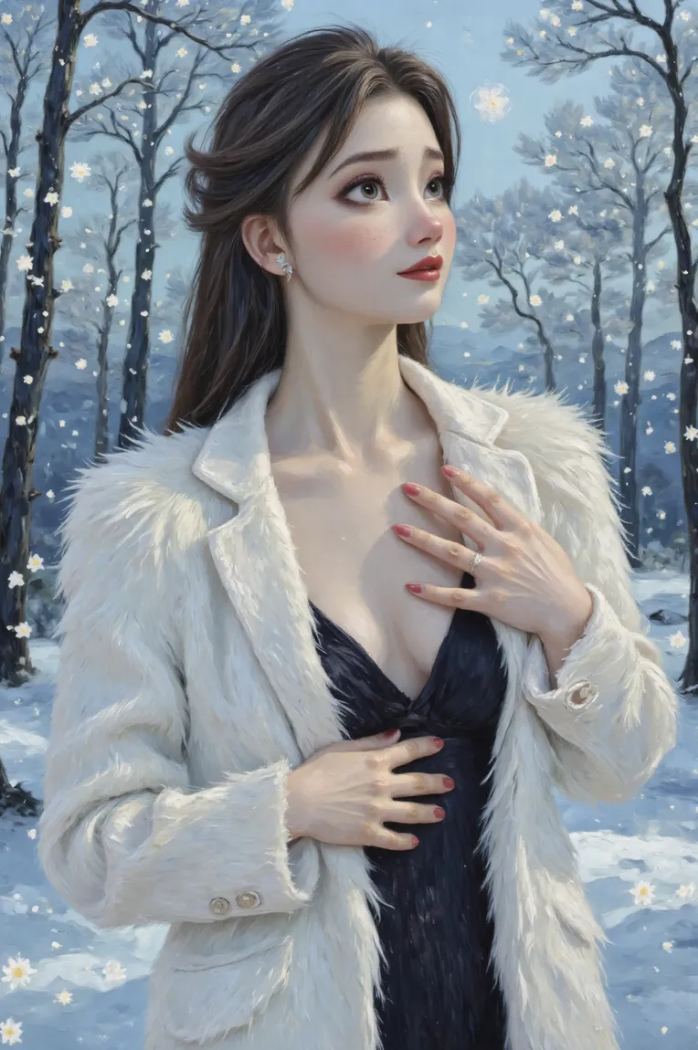 Traditional Painting Media,Girl,Style Boost,LoRA,FLUX.1