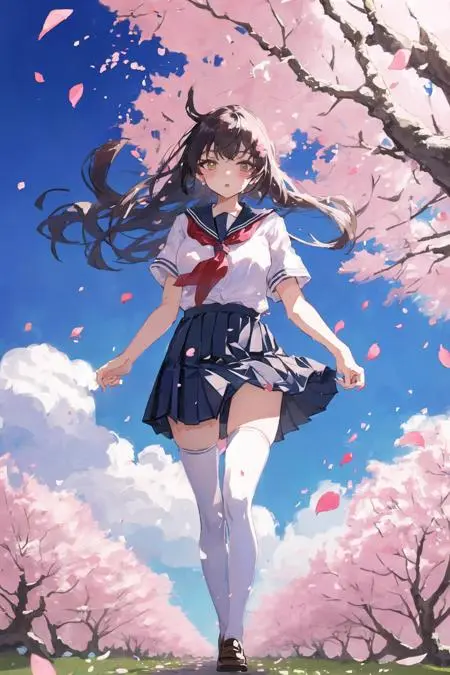 Anime Character,Girl,Checkpoint,SD 1.5