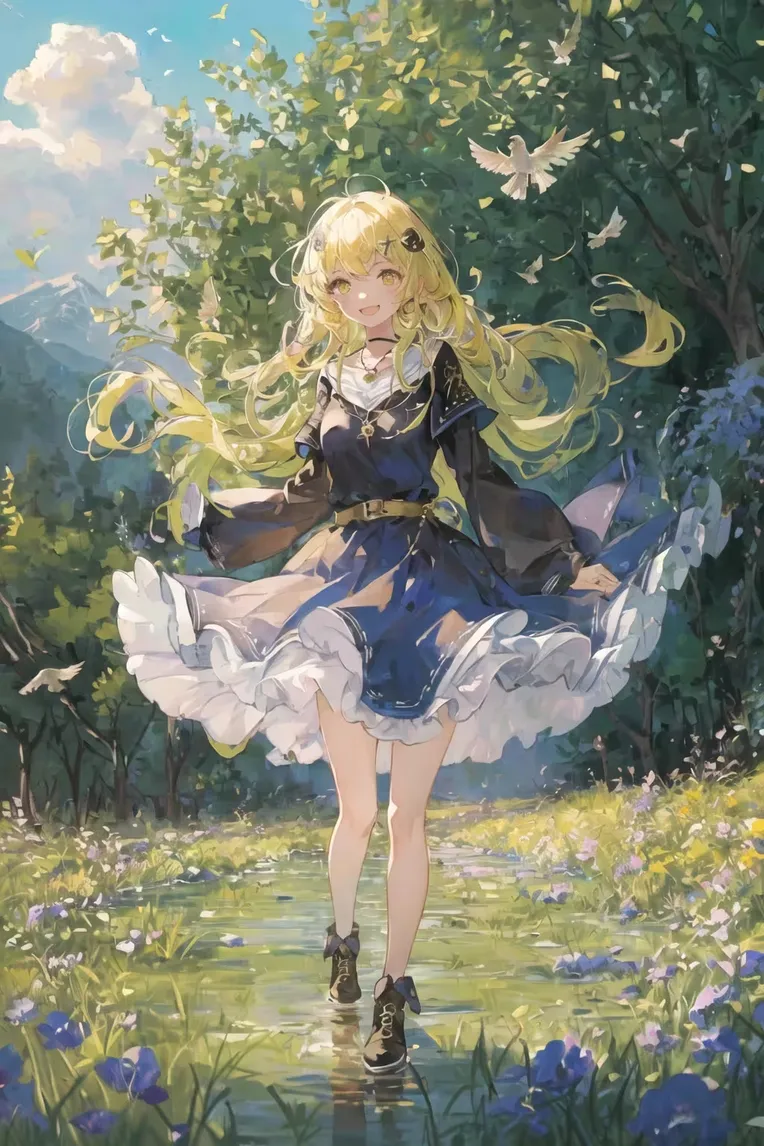 Anime Character,Girl,Checkpoint,SD 1.5