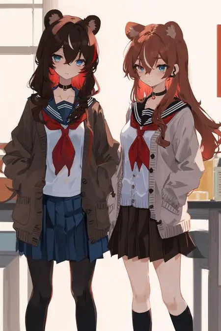 Anime Character,Girl,Checkpoint,SD 1.5