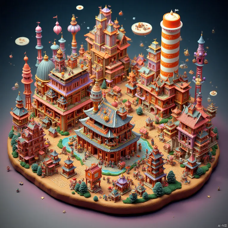 Anime Style,Building,Style Boost,LoRA,FLUX.1