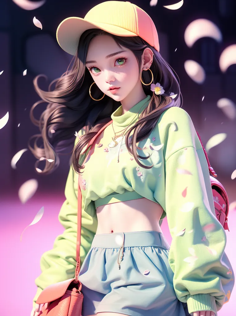 Cartoon style,Digital Painting Media,Girl,LoRA,SD 1.5