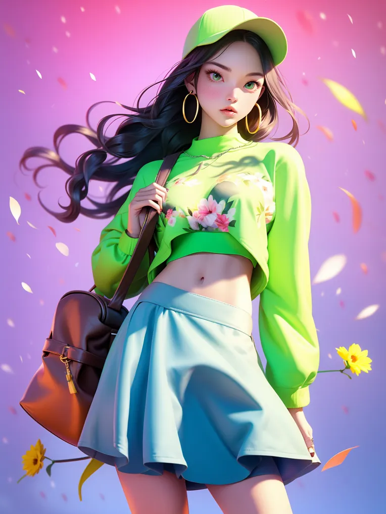 Cartoon style,Digital Painting Media,Girl,LoRA,SD 1.5
