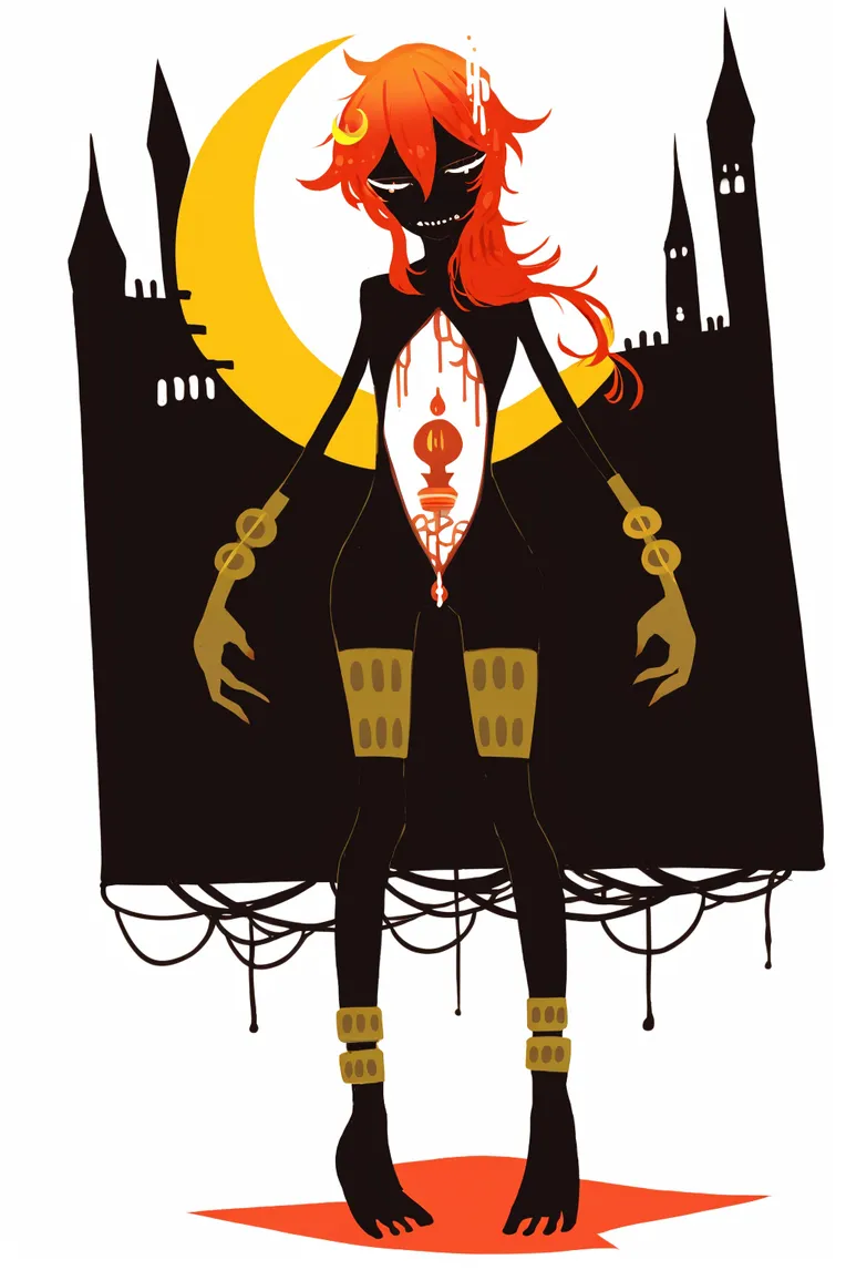 Flat,Flat Illustration,Girl,Checkpoint,SD 1.5