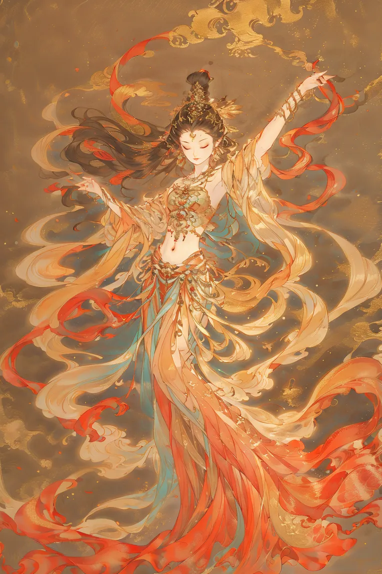 Chinese Style,Traditional Painting Media,Girl,LoRA,SD 1.5