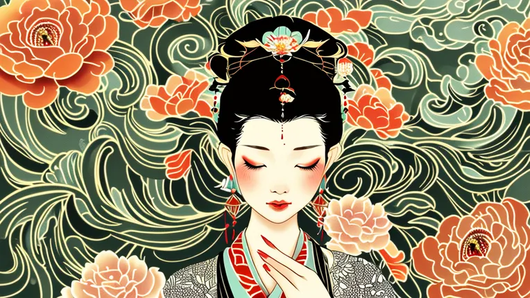 Illustration,Chinese Style,Girl,LoRA,SD 1.5
