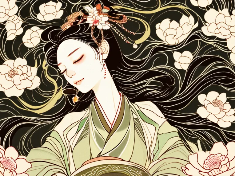 Illustration,Chinese Style,Girl,LoRA,SD 1.5