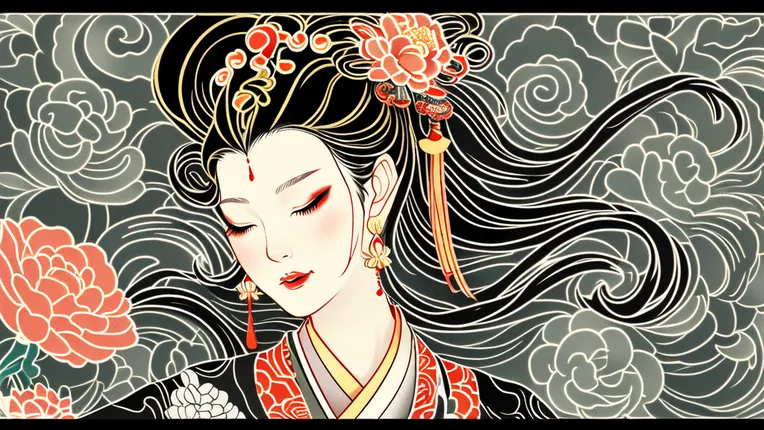 Illustration,Chinese Style,Girl,LoRA,SD 1.5