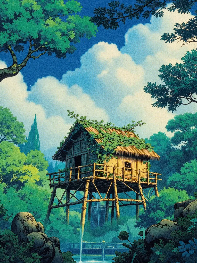 Anime Style,Building,Style Boost,LoRA,FLUX.1