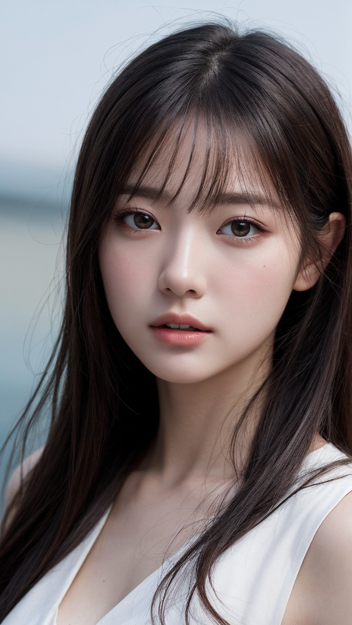 Real face shape beauty lady sister big model No. 10 1.0