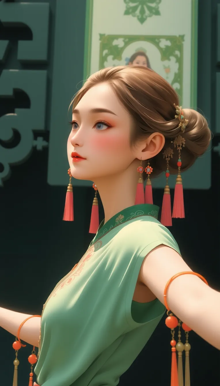 Anime,CGI style,Girl,LoRA,FLUX.1