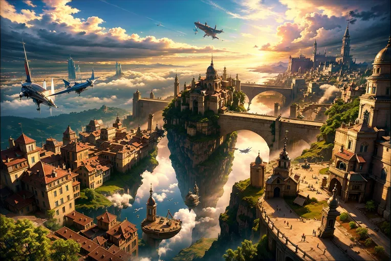 CGI style,Anime Scene,Building,LoRA,SD 1.5