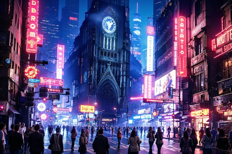 CGI style,Anime Scene,Building,LoRA,SD 1.5