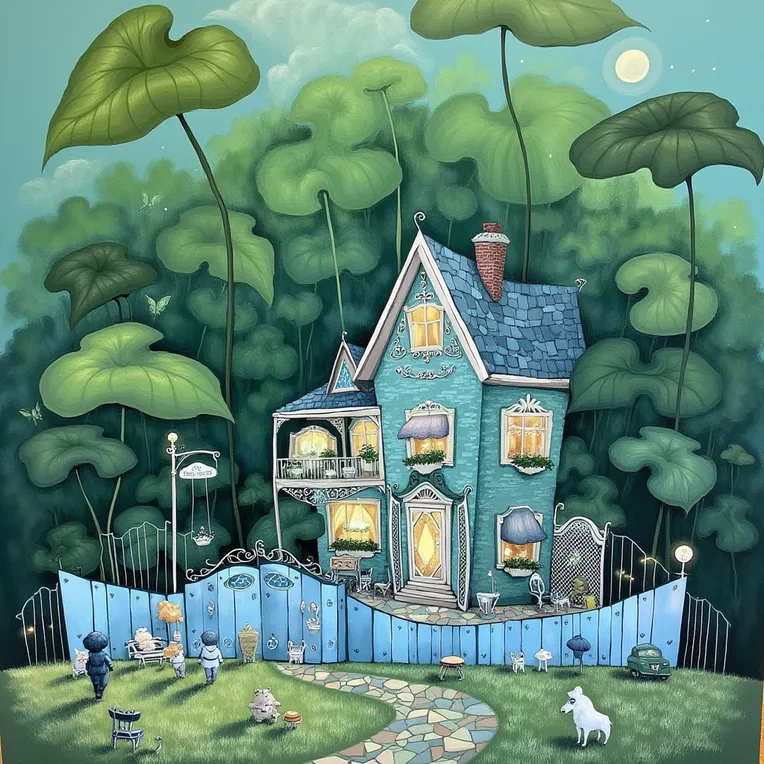 Anime,Anime Scene,Building,LoRA,FLUX.1