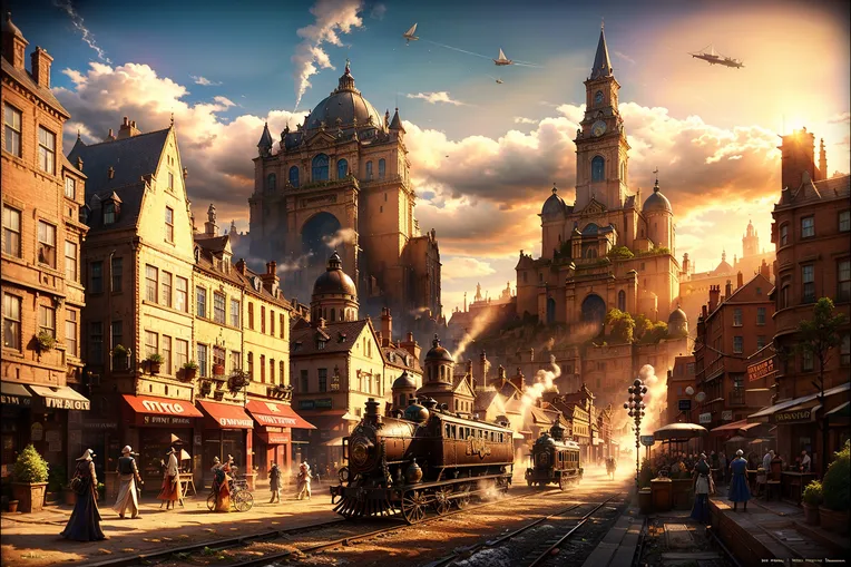 CGI style,Anime Scene,Building,LoRA,SD 1.5